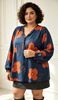 Immagine di PLUS SIZE STRETCH TUNIC WITH FLORAL PATTERN
